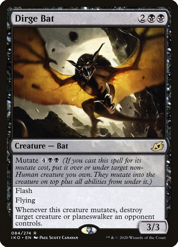 Dirge Bat [Ikoria: Lair of Behemoths] [Foil]