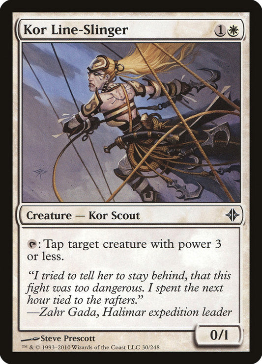 Kor Line-Slinger [Rise of the Eldrazi] [Foil]
