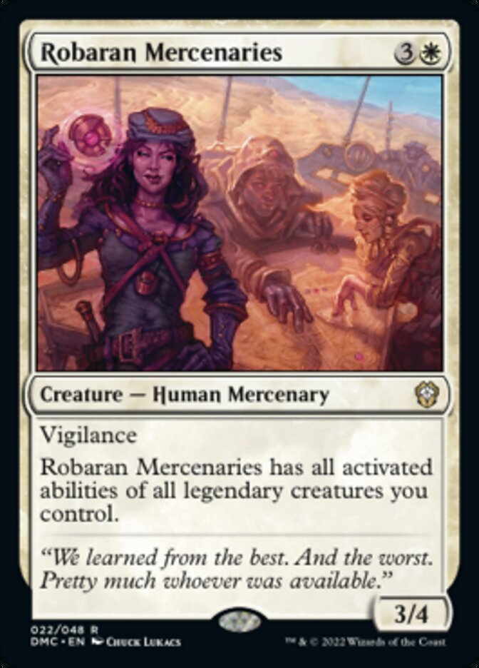 Robaran Mercenaries [Dominaria United Commander] [Foil]