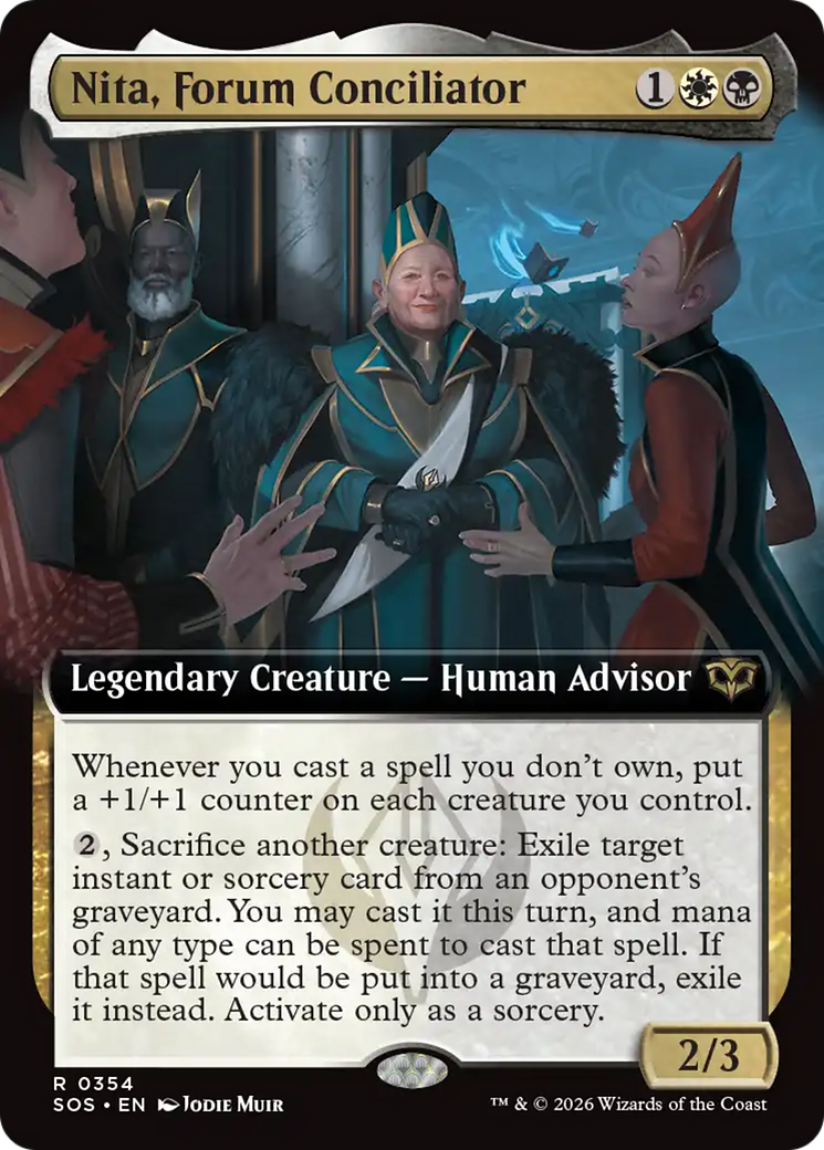 Nita, Forum Conciliator (Extended Art) [Secrets of Strixhaven] [Foil]