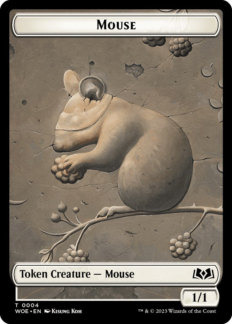 Mouse Token [Wilds of Eldraine Tokens] [Foil]
