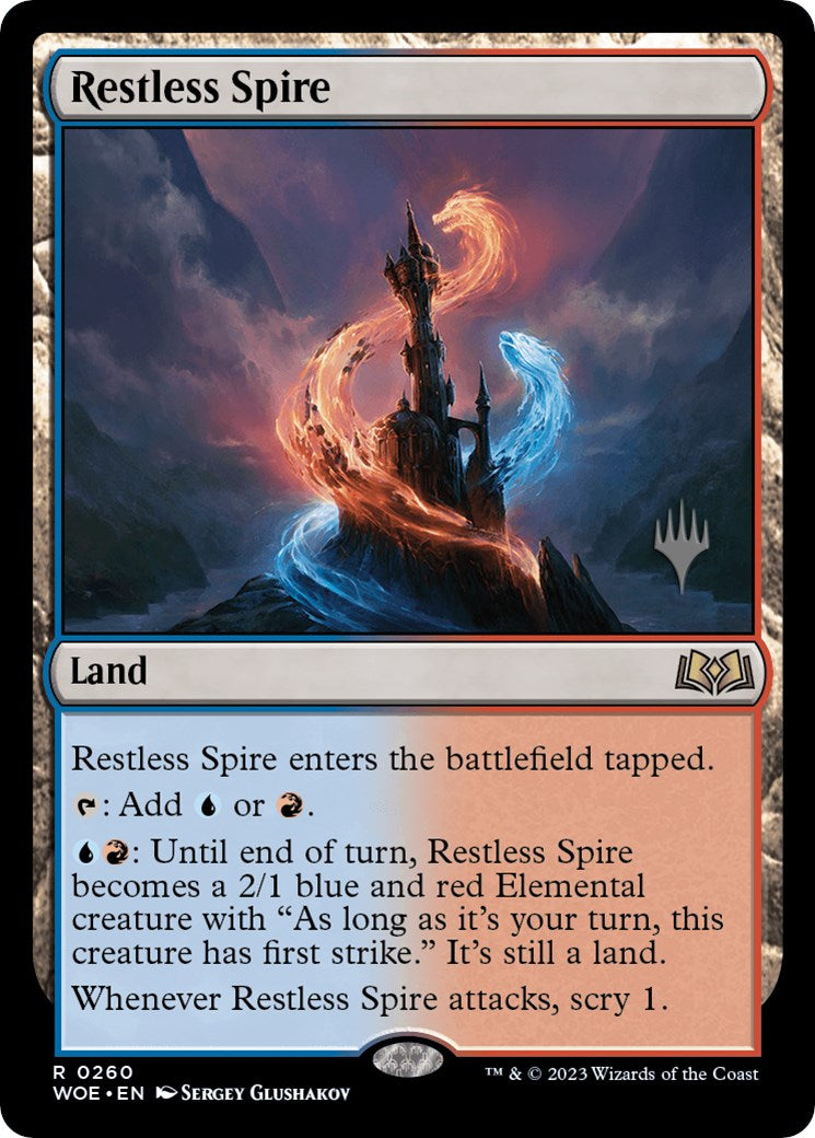 Restless Spire (Promo Pack) [Wilds of Eldraine Promos] [Foil]