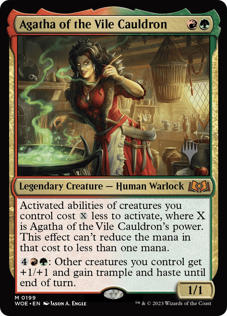 Agatha of the Vile Cauldron (Promo Pack) [Wilds of Eldraine Promos] [Foil]