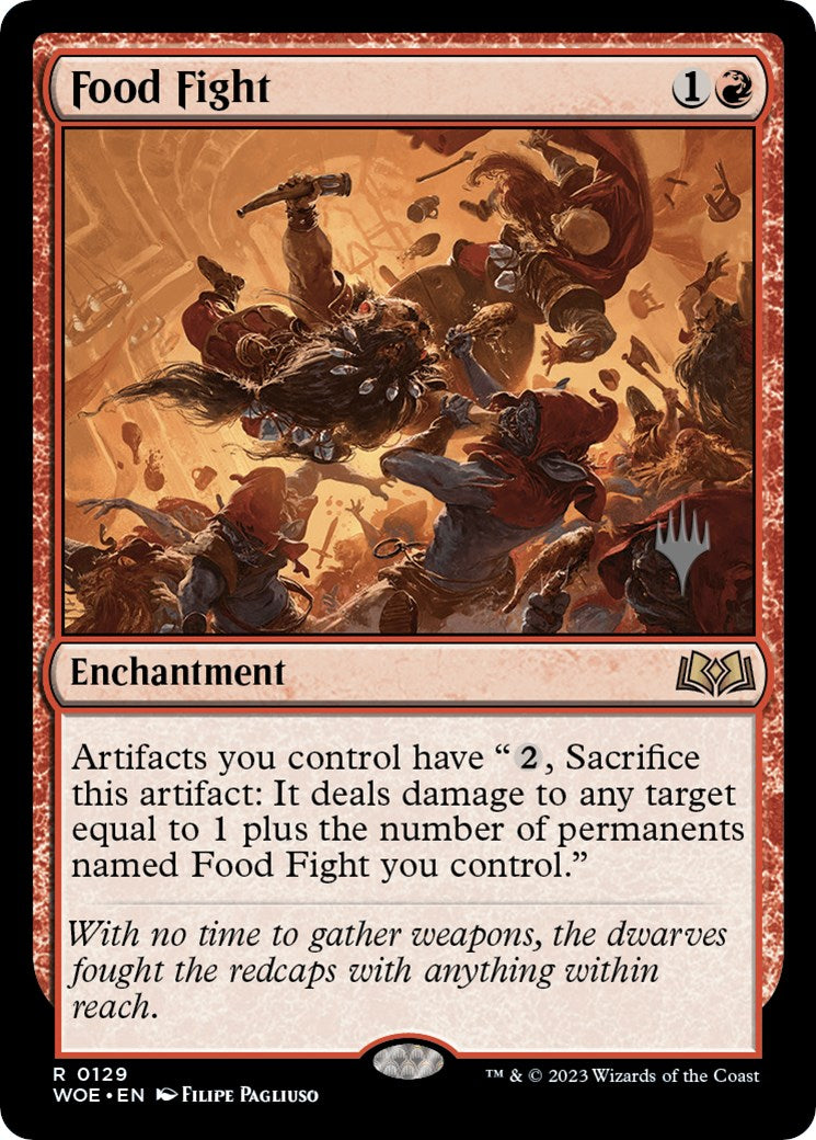 Food Fight (Promo Pack) [Wilds of Eldraine Promos] [Foil]