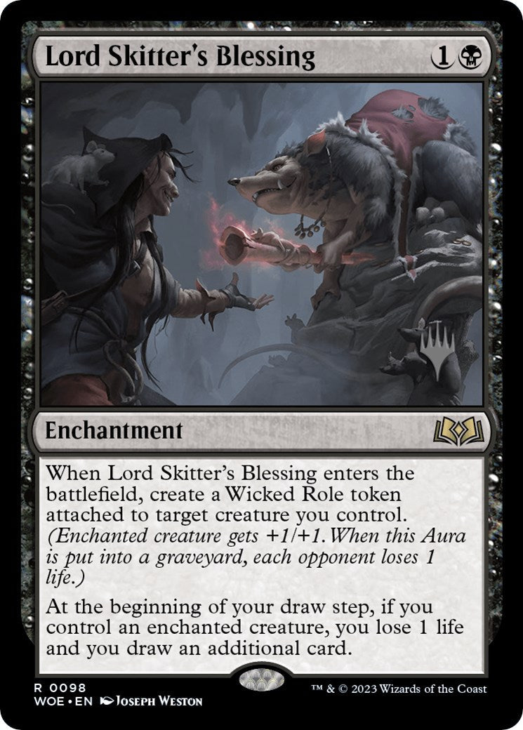 Lord Skitter's Blessing (Promo Pack) [Wilds of Eldraine Promos] [Foil]