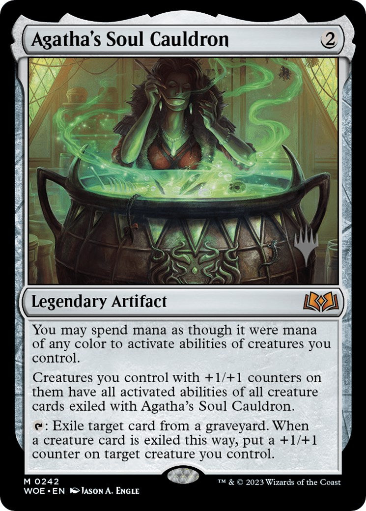 Agatha's Soul Cauldron (Promo Pack) [Wilds of Eldraine Promos] [Foil]