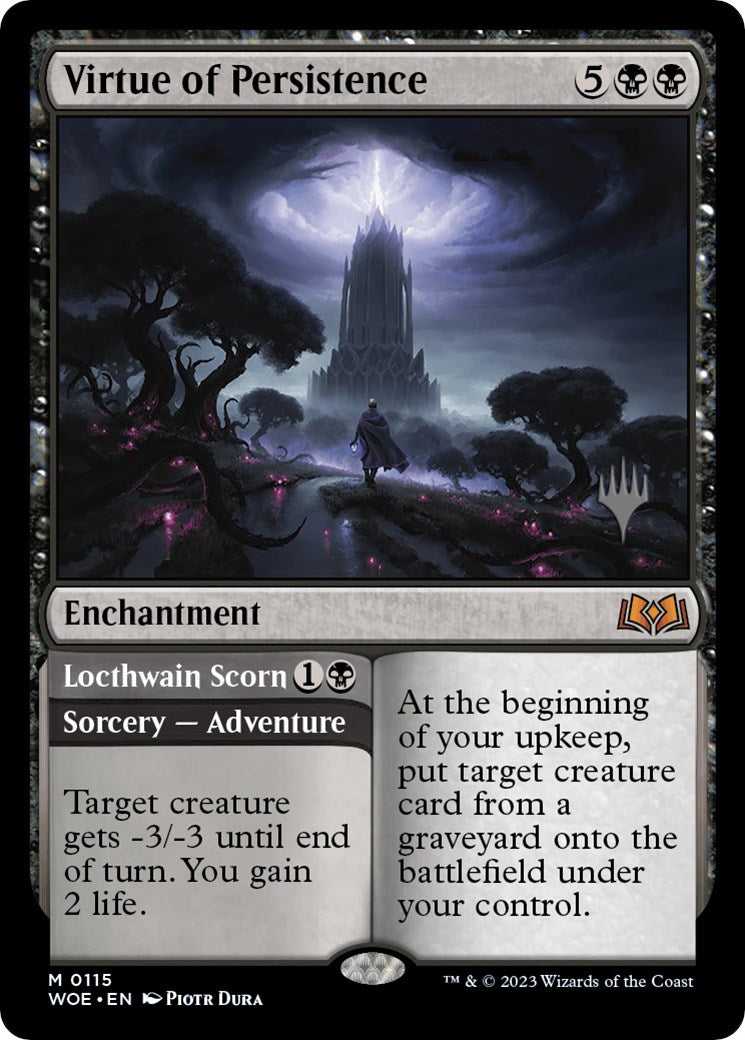 Virtue of Persistence (Promo Pack) [Wilds of Eldraine Promos] [Foil]