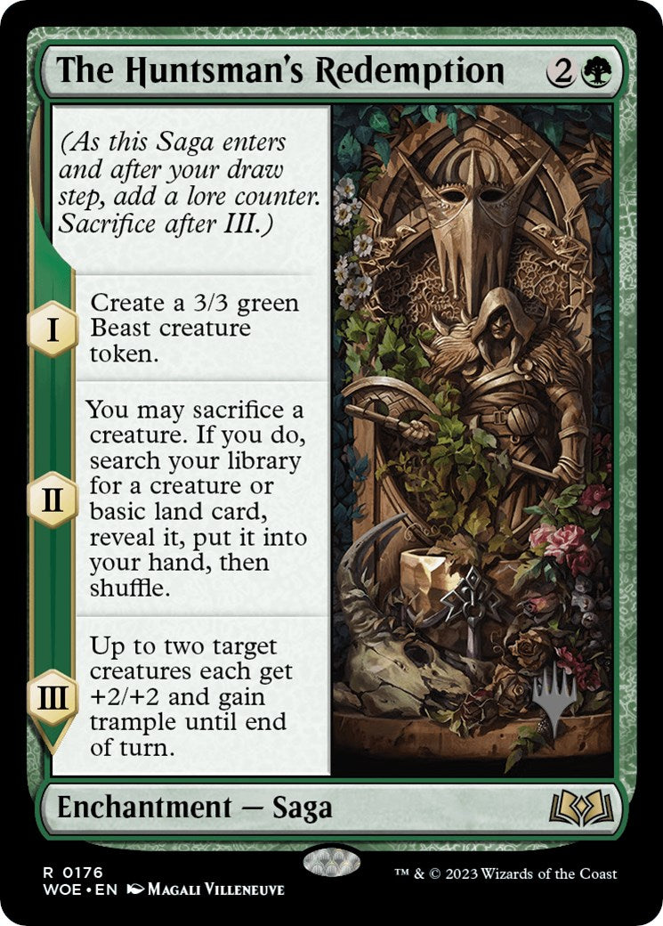 The Huntsman's Redemption (Promo Pack) [Wilds of Eldraine Promos] [Foil]
