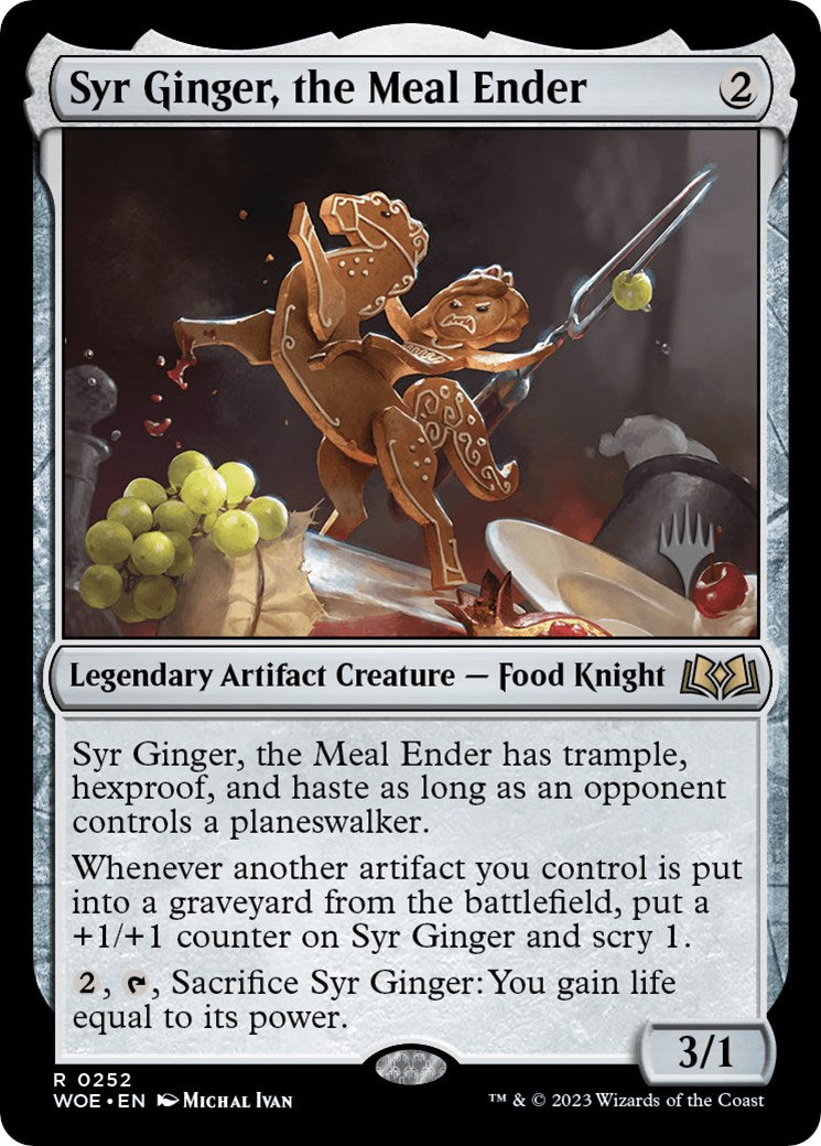 Syr Ginger, the Meal Ender (Promo Pack) [Wilds of Eldraine Promos] [Foil]