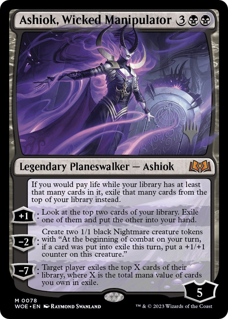 Ashiok, Wicked Manipulator (Promo Pack) [Wilds of Eldraine Promos] [Foil]