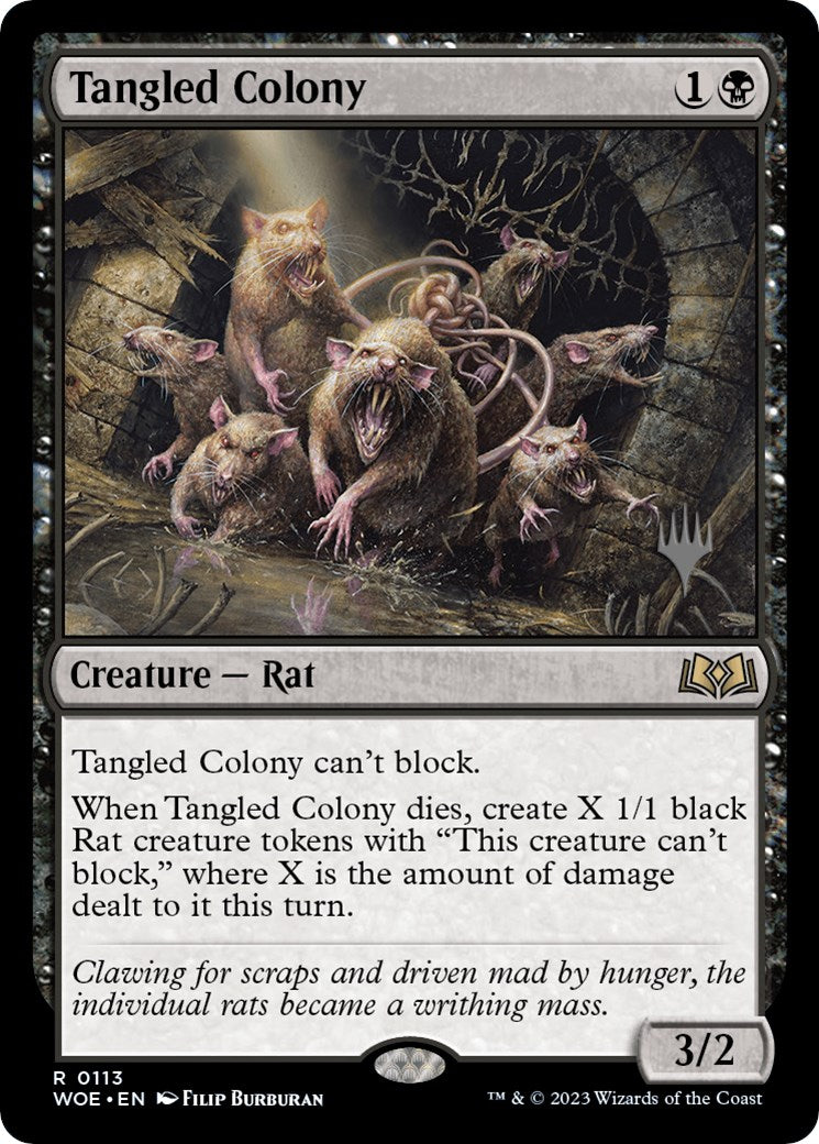 Tangled Colony (Promo Pack) [Wilds of Eldraine Promos] [Foil]