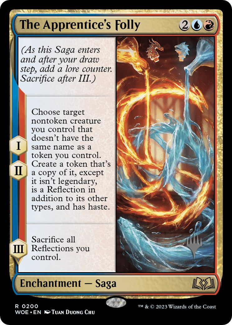 The Apprentice's Folly (Promo Pack) [Wilds of Eldraine Promos] [Foil]