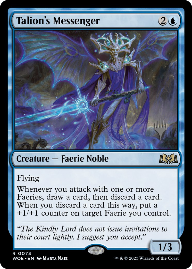 Talion's Messenger (Promo Pack) [Wilds of Eldraine Promos] [Foil]