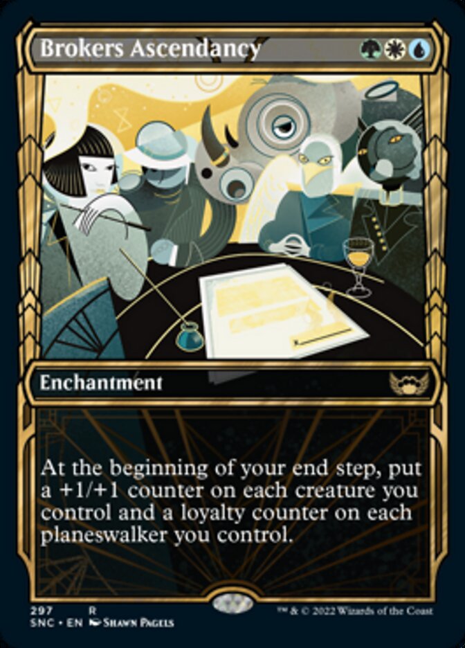 Brokers Ascendancy (Showcase Golden Age) [Streets of New Capenna] [Foil]