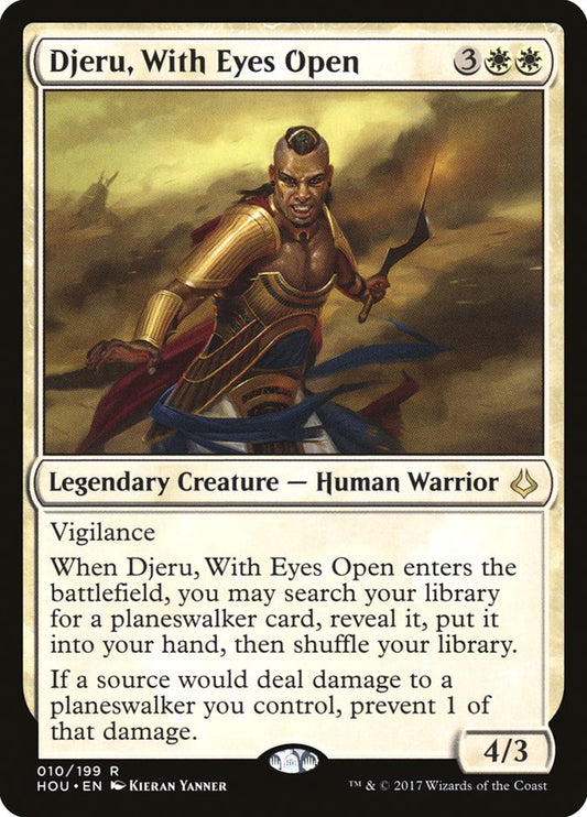 Djeru, With Eyes Open [Hour of Devastation] [Foil]