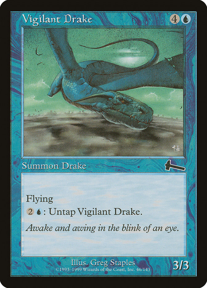 Vigilant Drake [Urza's Legacy] [Foil]