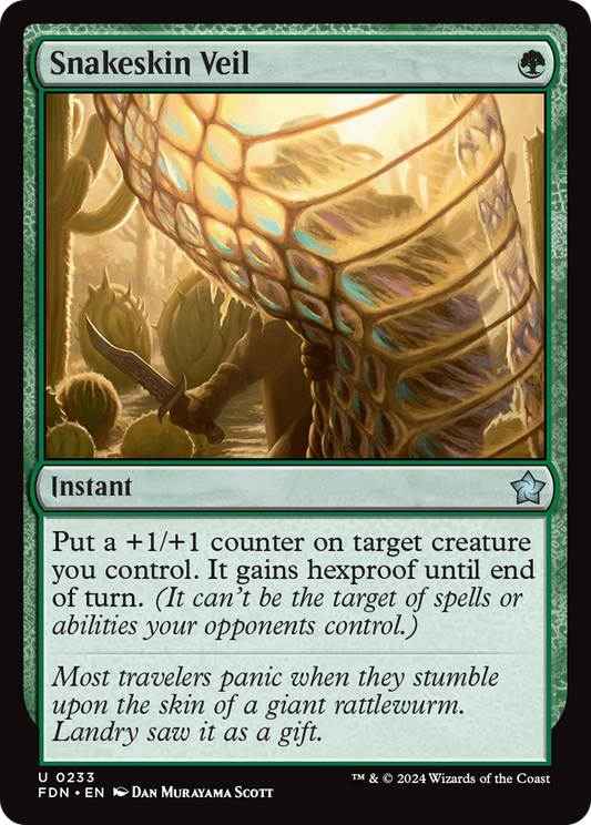Snakeskin Veil [Foundations] [Foil]