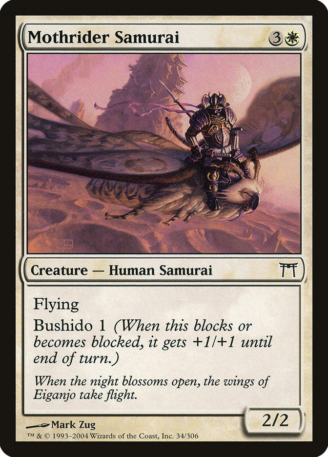 Mothrider Samurai [Champions of Kamigawa] [Foil]