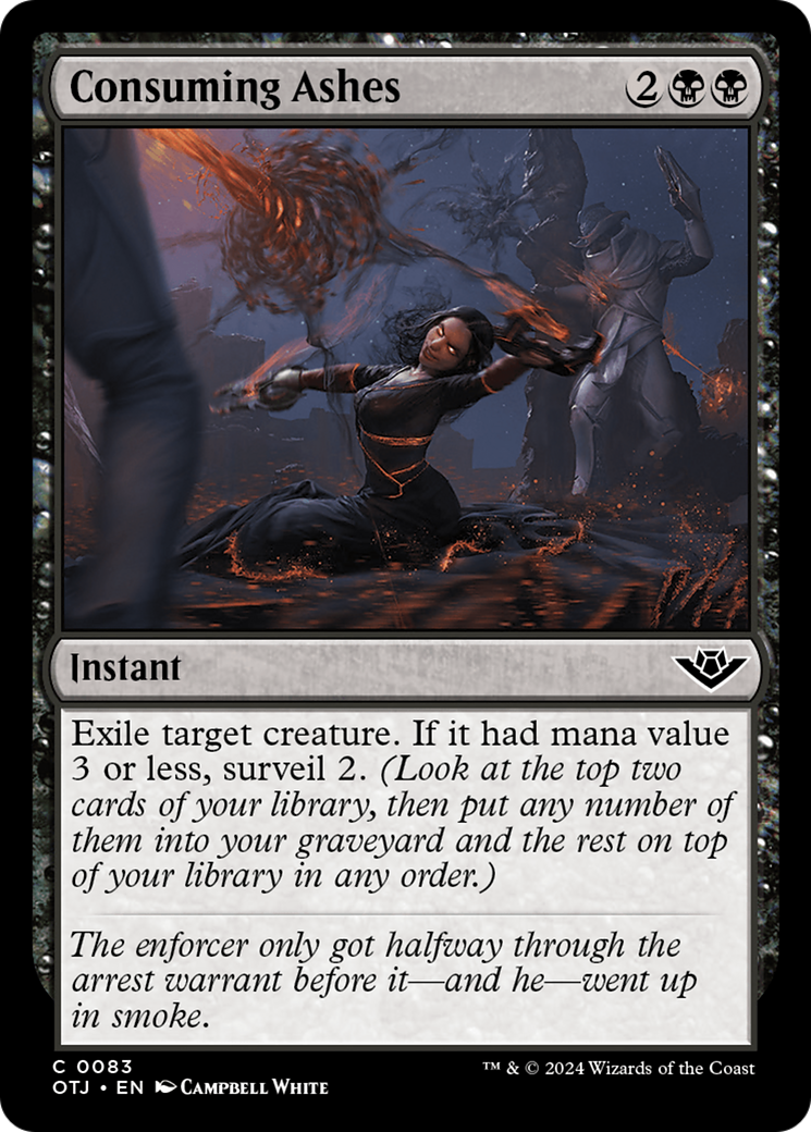 Consuming Ashes [Outlaws of Thunder Junction] [Foil]
