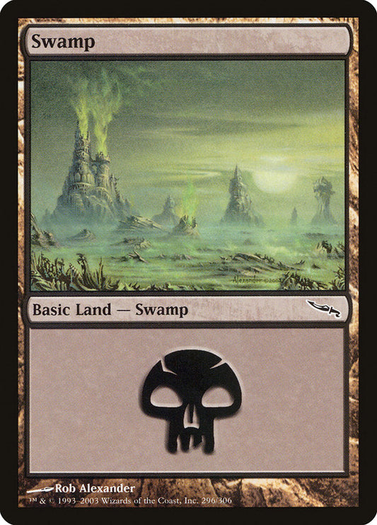 Swamp (296) [Mirrodin] [Foil]
