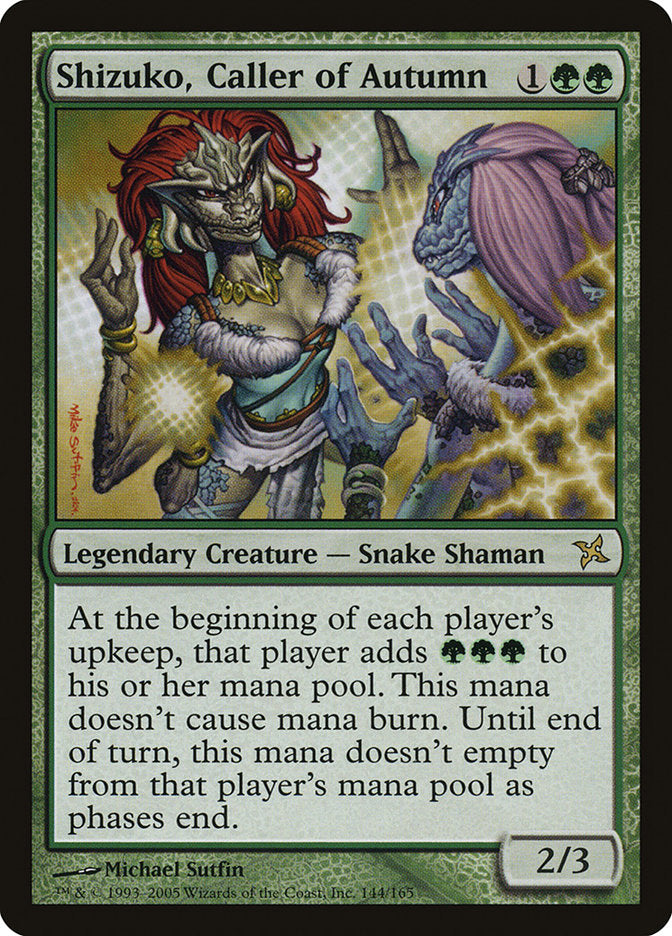 Shizuko, Caller of Autumn [Betrayers of Kamigawa] [Foil]