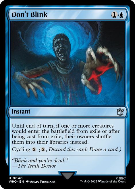 Don't Blink [Doctor Who] [Foil]