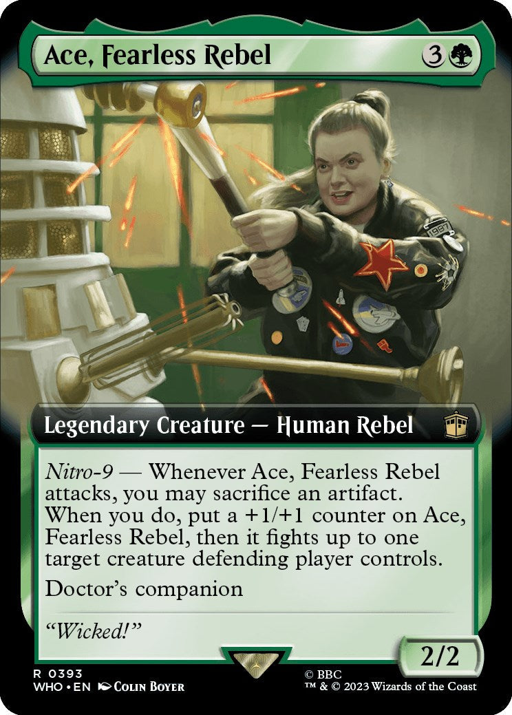 Ace, Fearless Rebel (Extended Art) [Doctor Who] [Foil]