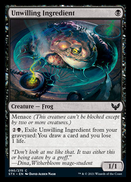 Unwilling Ingredient [Strixhaven: School of Mages] [Foil]