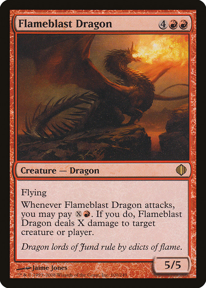 Flameblast Dragon [Shards of Alara] [Foil]