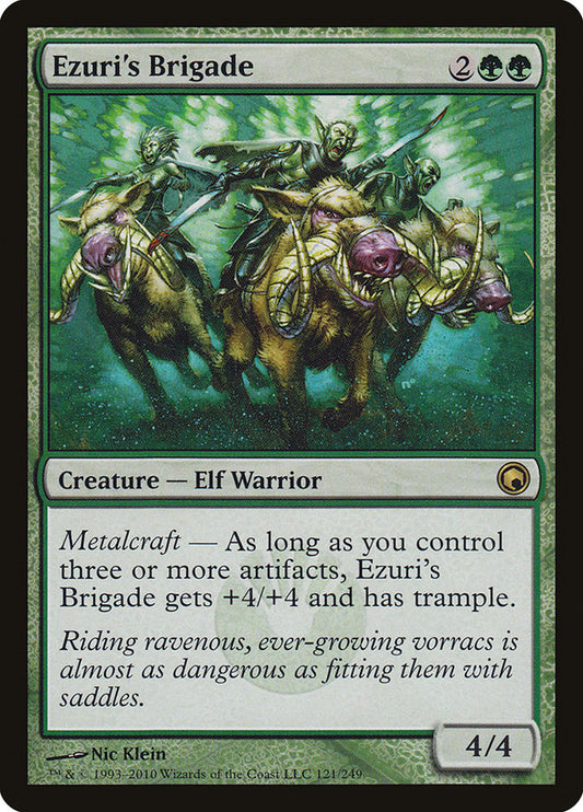 Ezuri's Brigade [Scars of Mirrodin] [Foil]