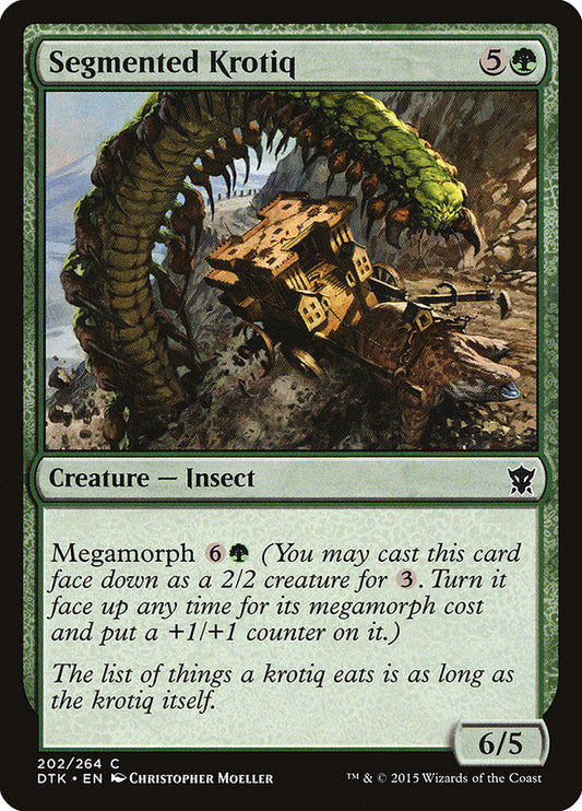 Segmented Krotiq [Dragons of Tarkir] [Foil]