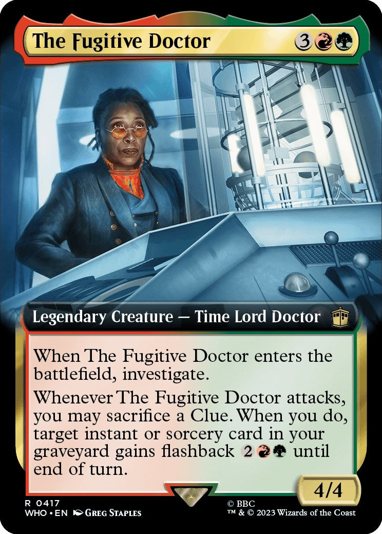 The Fugitive Doctor (Extended Art) [Doctor Who] [Foil]