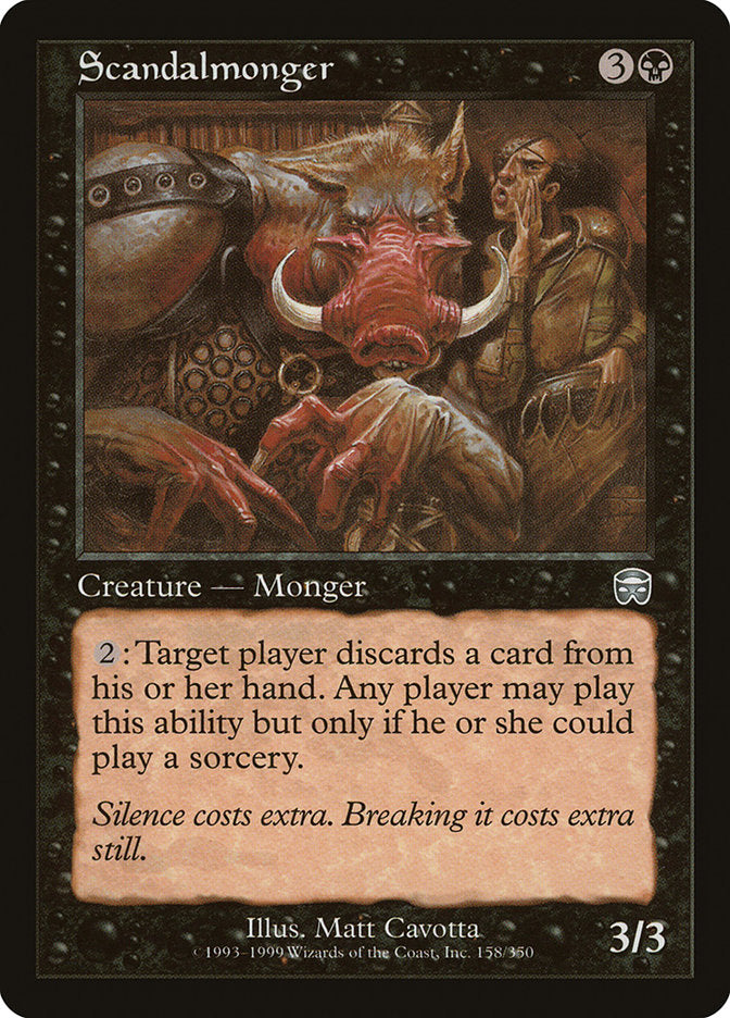 Scandalmonger [Mercadian Masques] [Foil]