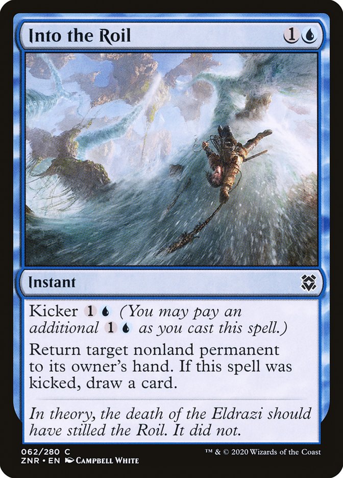 Into the Roil [Zendikar Rising] [Foil]