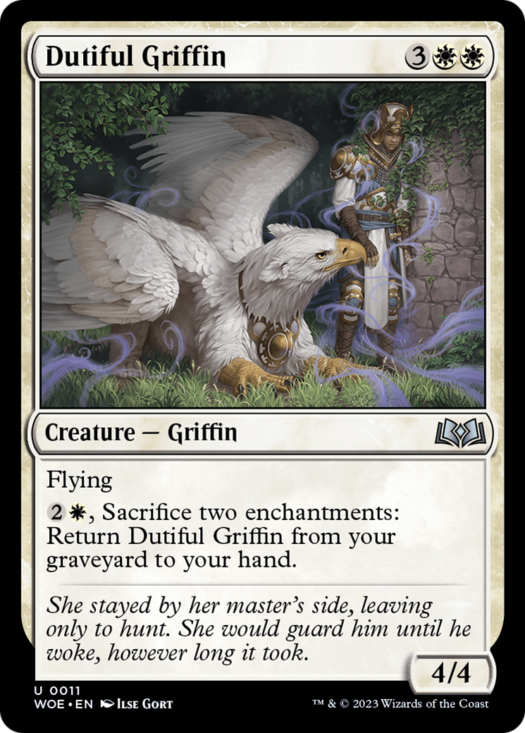 Dutiful Griffin [Wilds of Eldraine] [Foil]