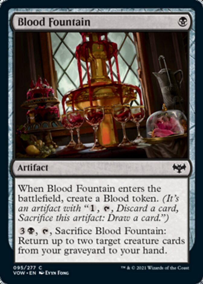 Blood Fountain [Innistrad: Crimson Vow] [Foil]