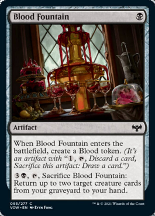 Blood Fountain [Innistrad: Crimson Vow] [Foil]