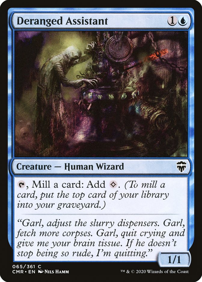 Deranged Assistant [Commander Legends] [Foil]