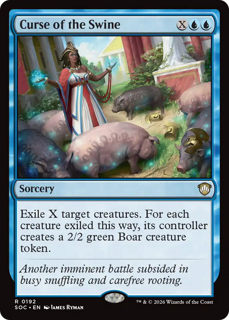 Curse of the Swine [Secrets of Strixhaven Commander] [Foil]