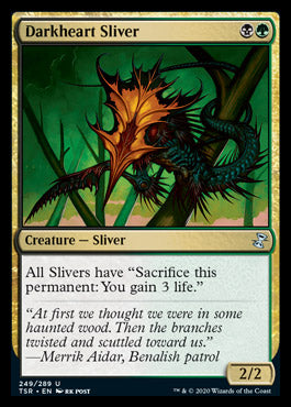 Darkheart Sliver [Time Spiral Remastered] [Foil]