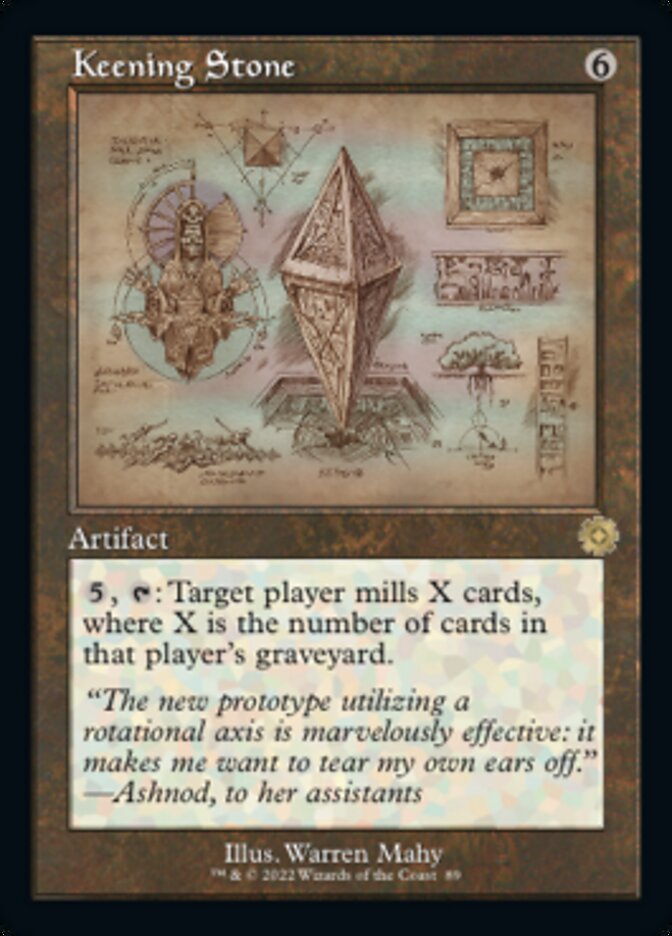 Keening Stone (Retro Schematic) [The Brothers' War Retro Artifacts] [Foil]