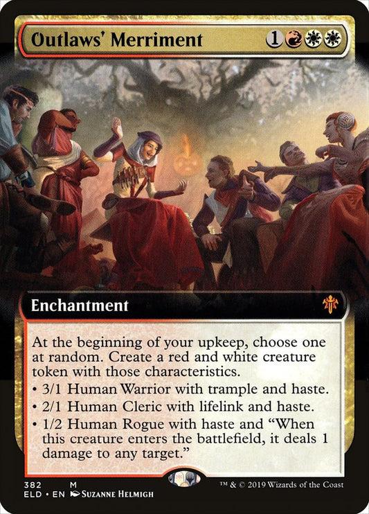 Outlaws' Merriment (Extended Art) [Throne of Eldraine] [Foil]