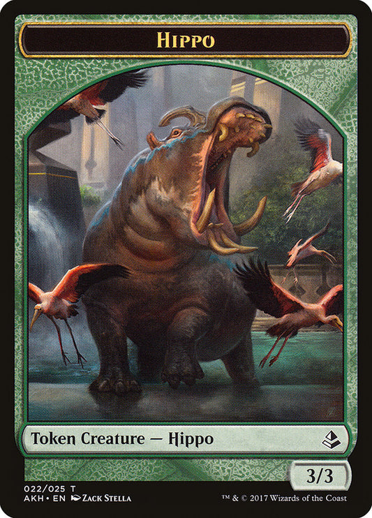 Hippo Token [Amonkhet Tokens] [Foil]