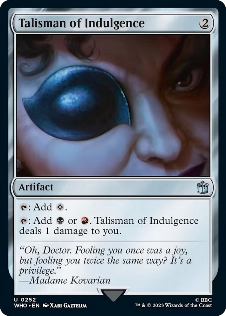 Talisman of Indulgence [Doctor Who] [Foil]