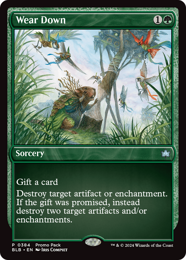 Wear Down [Bloomburrow Promos] [Foil]