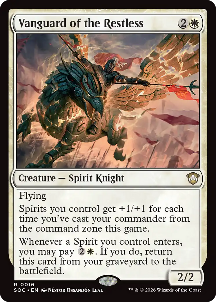 Vanguard of the Restless [Secrets of Strixhaven Commander] [Foil]