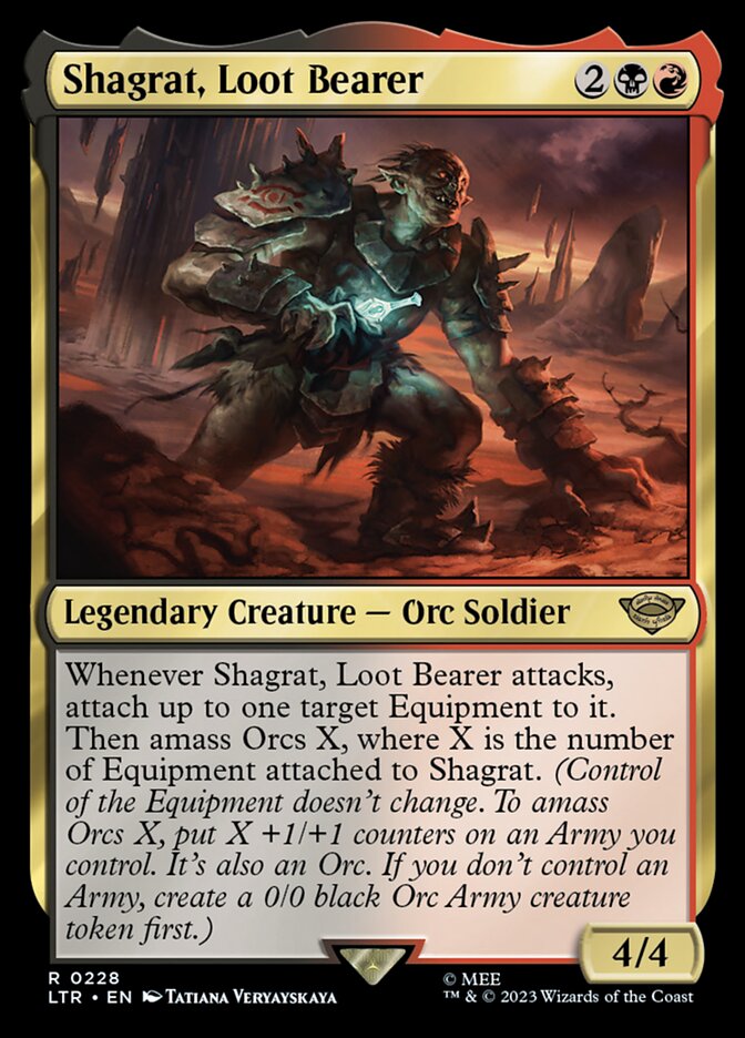 Shagrat, Loot Bearer [The Lord of the Rings: Tales of Middle-Earth] [Foil]