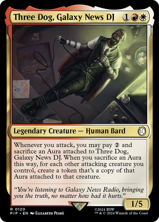 Three Dog, Galaxy News DJ [Fallout] [Foil]