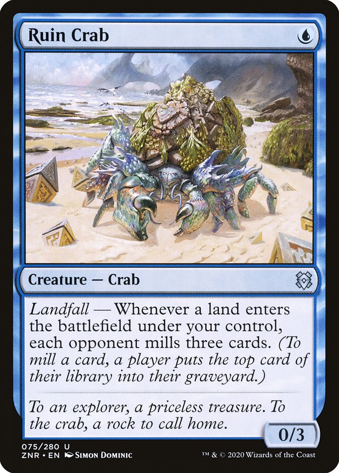 Ruin Crab [Zendikar Rising] [Foil]