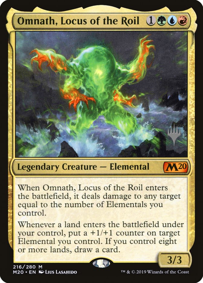 Omnath, Locus of the Roil (Promo Pack) [Core Set 2020 Promos] [Foil]